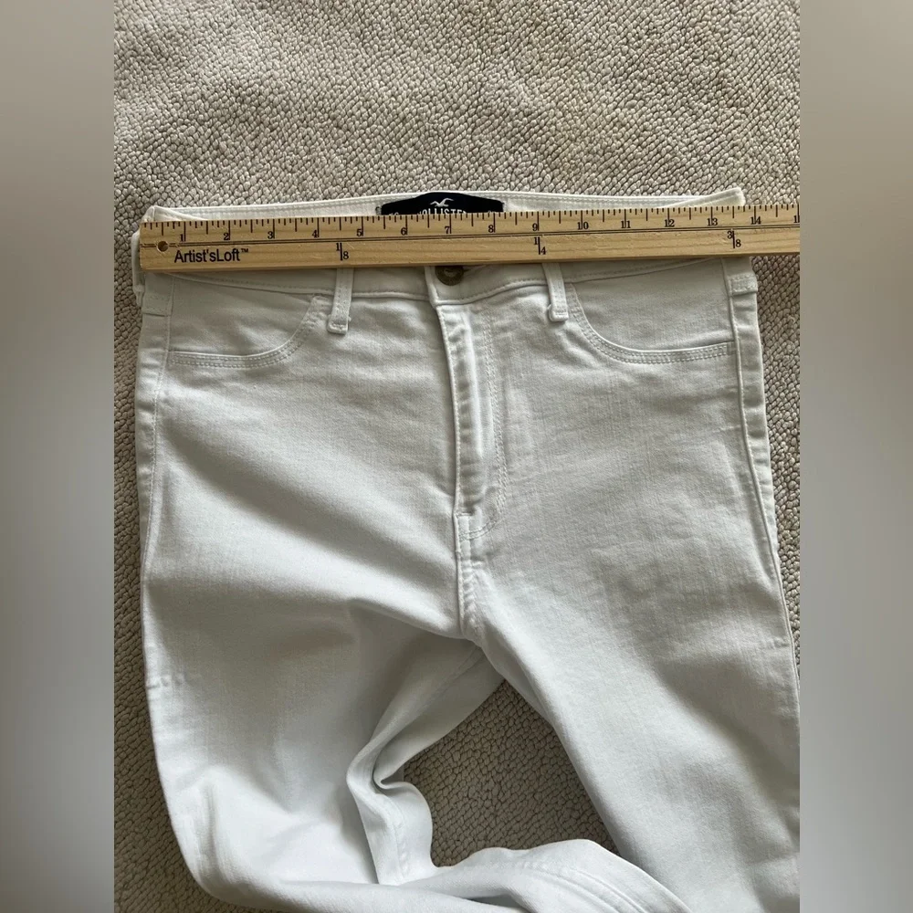 HOLLISTER CALIFORNIA HIGH-RISE JEAN LEGGING | COLOR: WHITE🤍 | SIZE: 5-S/27X26 - Picture 8 of 14
